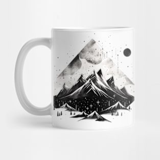 Mountain Night Adventure Mug